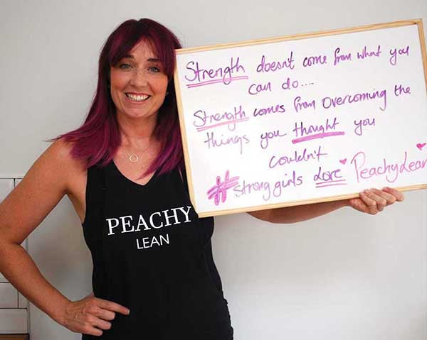 Sharon Keegan founder of Peachylean