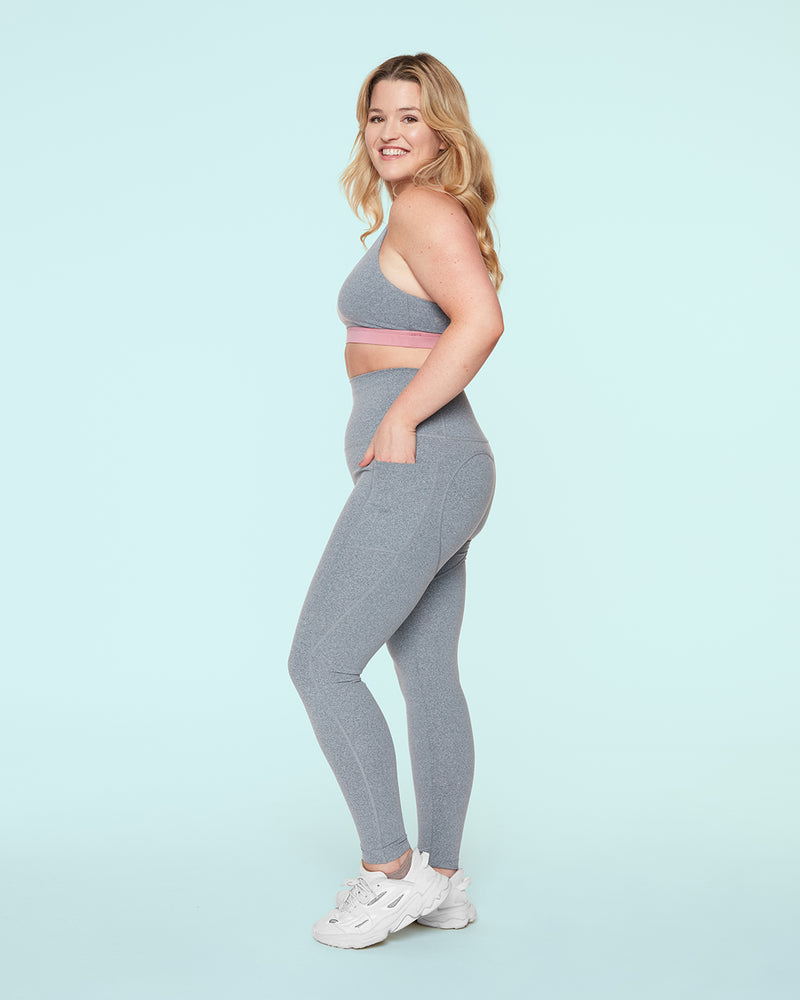 Soft Touch Sculpting Hold Leggings Heathered Grey
