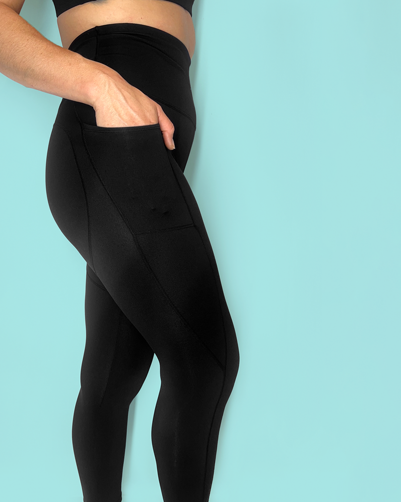 Soft Touch Sculpting Hold 7/8 Leggings Black