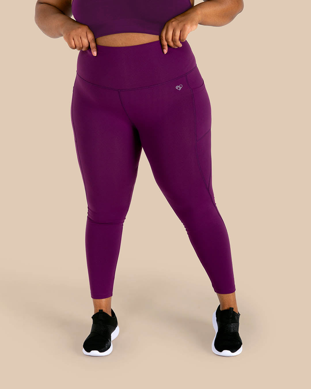 Wild style 1 lavender plus size leggings - wild peach clothing