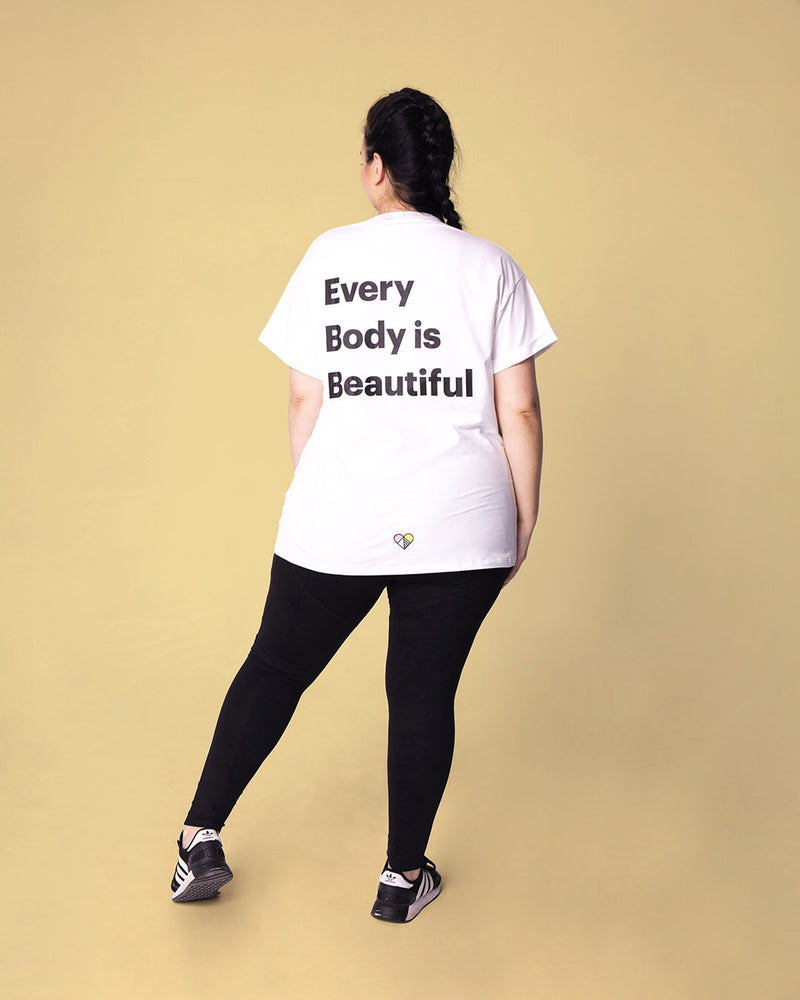 Every Body is Beautiful White T-Shirt